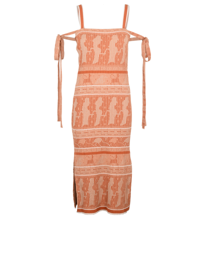 Chanel Knit Sleeveless Dress, £1,100, Clothing, Orange, Cotton/Silk, Front view