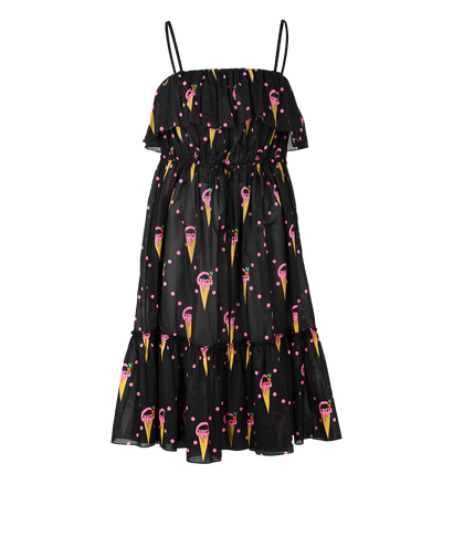 Gucci Ice Cream Print Dress, £375, Clothing, Black, Cotton, Front view