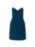 Miu Miu Strapless Dress, £150, Clothing, Blue, Polyester (Polymer), Front view