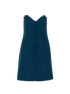 Miu Miu Strapless Dress, £150, Clothing, Blue, Polyester (Polymer), Back view