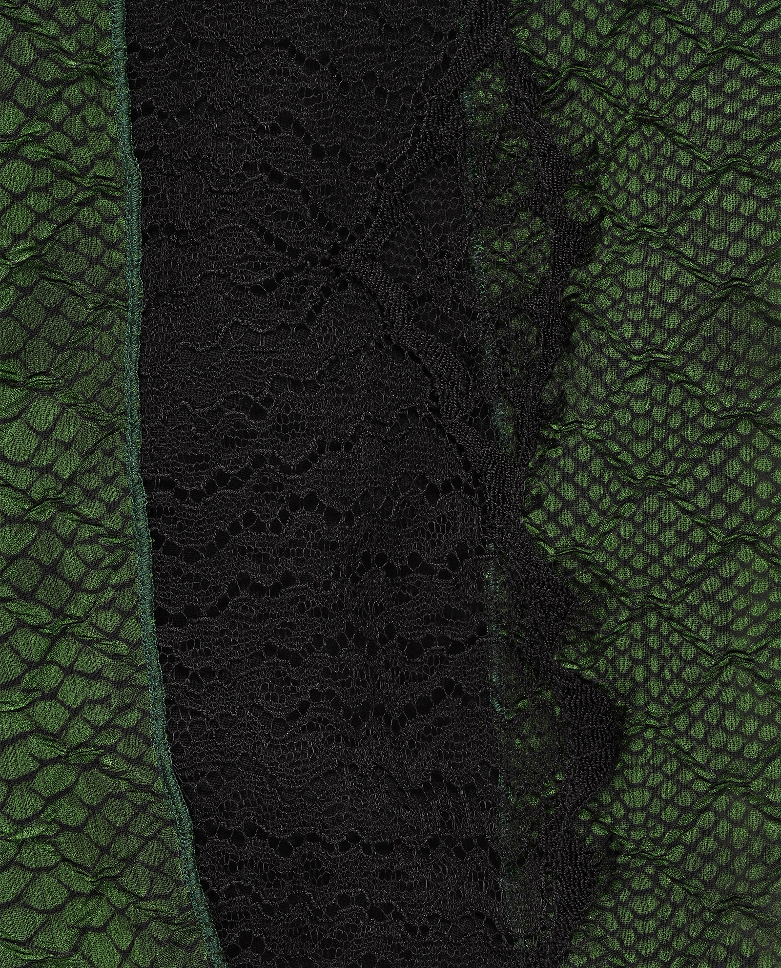 Victoria Beckham Snake Print Dress, &pound;295, Clothing, Green, Polyester (Polymer), Other view