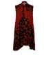 Givenchy Animalier Print Dress, £250, Clothing, Black/Red, Silk, Front view
