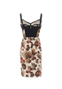 Dolce & Gabbana Floral Sleeveless Dress, £250, Clothing, Beige/Black, Polyester (Polymer)/Silk, Back view