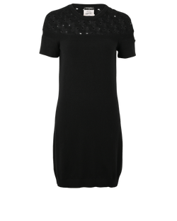 Chanel Mini Knit Dress, Cashmere, Black, UK6, 2*
