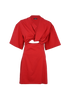 Jacquemus La Robe T-Shirt Bahia Dress, £120, Clothing, Red, Cotton, Front view