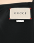 Gucci Collar Dress, &pound;290, Clothing, Black, Silk/Wool, Other view