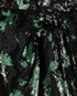 Self-Portrait Leaf Pattern Mini Dress, &pound;110, Clothing, Black/Green, Polyester (Polymer), Other view