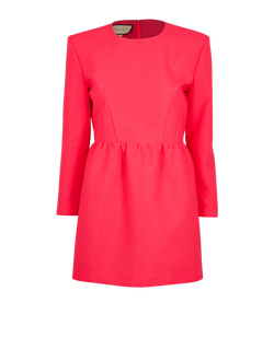 Gucci Long Sleeve Fluo Dress, Poly/Silk, Pink, UK10, 3*
