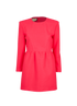 Gucci Long Sleeve Fluo Dress, £250, Clothing, Pink, Polyester (Polymer)/Silk, Front view