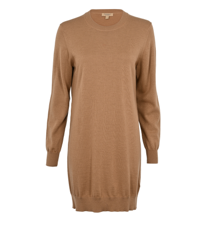 Burberry Jumper Dress, &pound;190, Clothing, Beige, Wool, Front view