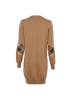 Burberry Jumper Dress, &pound;190, Clothing, Beige, Wool, Back view