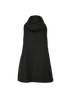Prada Logo Mini Hooded Dress, £595, Clothing, Black, Nylon, Back view