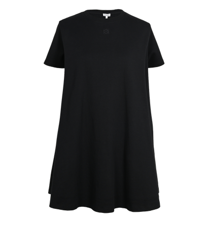 Loewe Trapeze Dress, &pound;375, Clothing, Black, Cotton/Polyester (Polymer), Front view