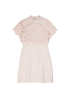 Valentino Lace Bodice Dress, &pound;350, Clothing, Pink, Wool, Front view