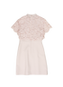 Valentino Lace Bodice Dress, &pound;350, Clothing, Pink, Wool, Back view