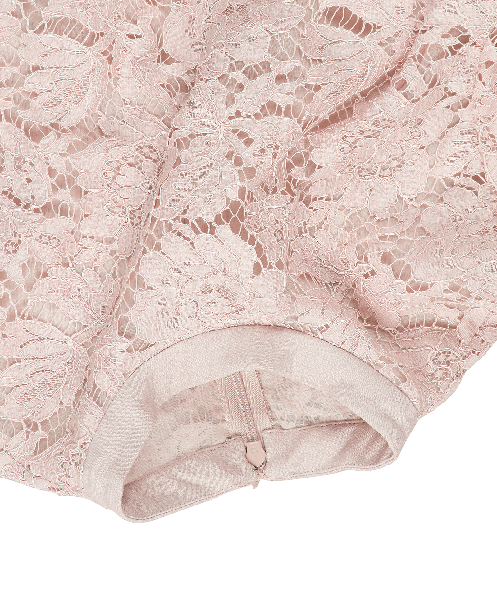 Valentino Lace Bodice Dress, &pound;350, Clothing, Pink, Wool, Other view