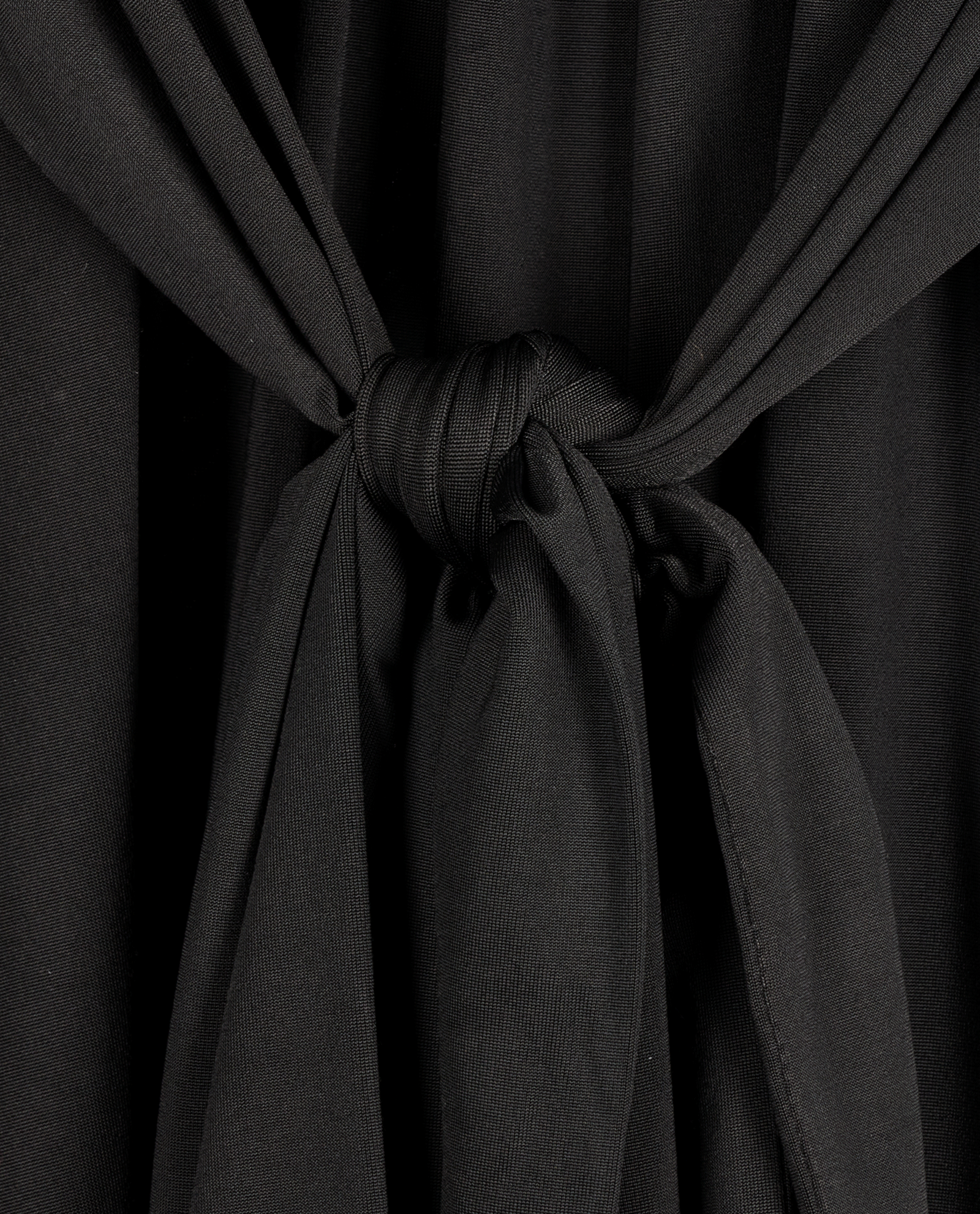 Joseph Long Belted Dress, &pound;110, Clothing, Black, Polyester (Polymer), Other view