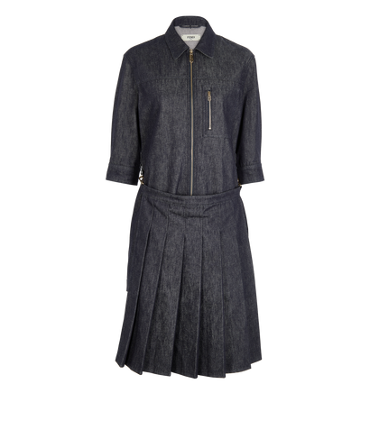 Fendi Two Piece Denim Dress, £550, Clothing, Blue, Cotton, Front view