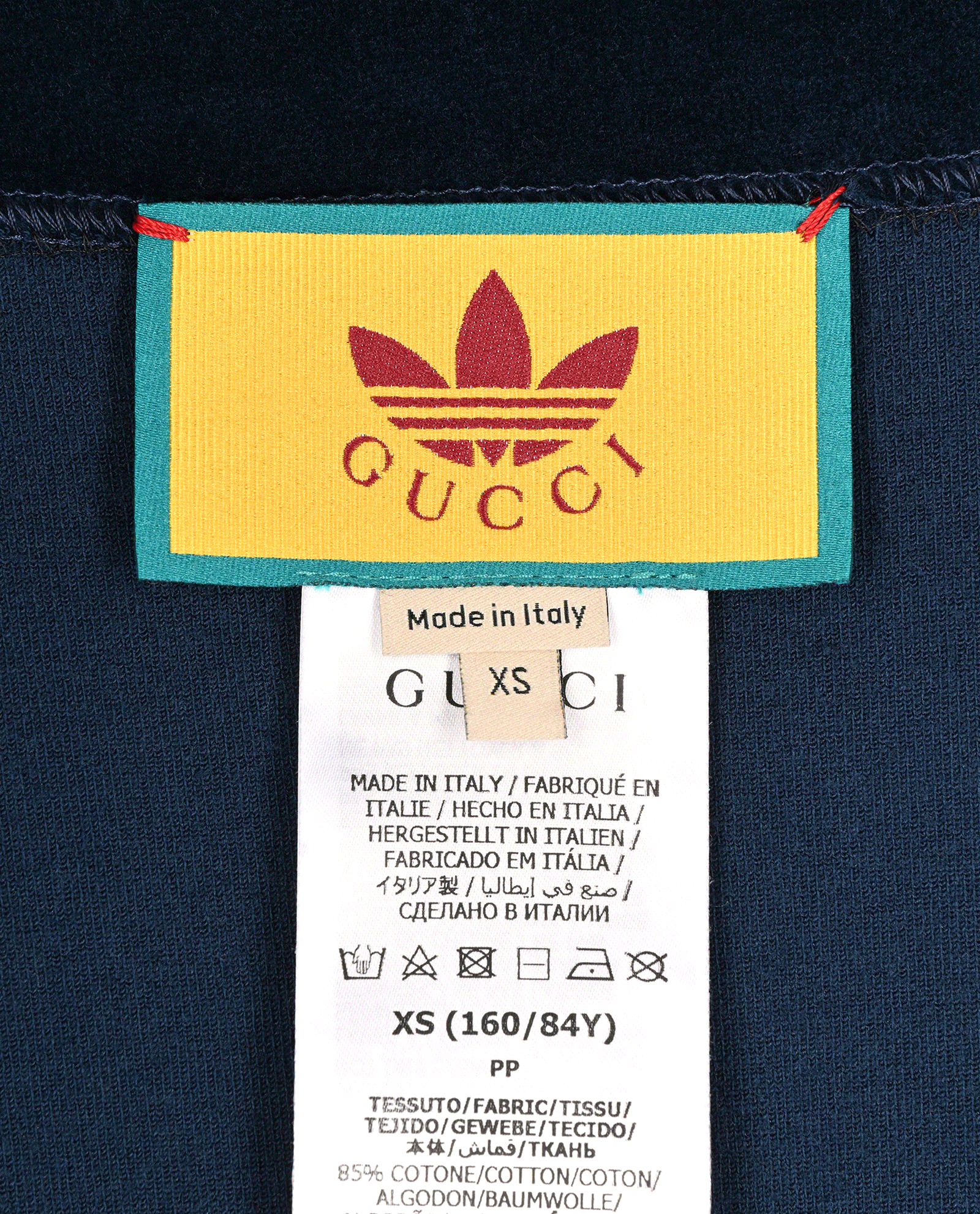 Gucci x Adidas Dress, &pound;310, Clothing, Blue, Cotton/Polyester (Polymer), Other view