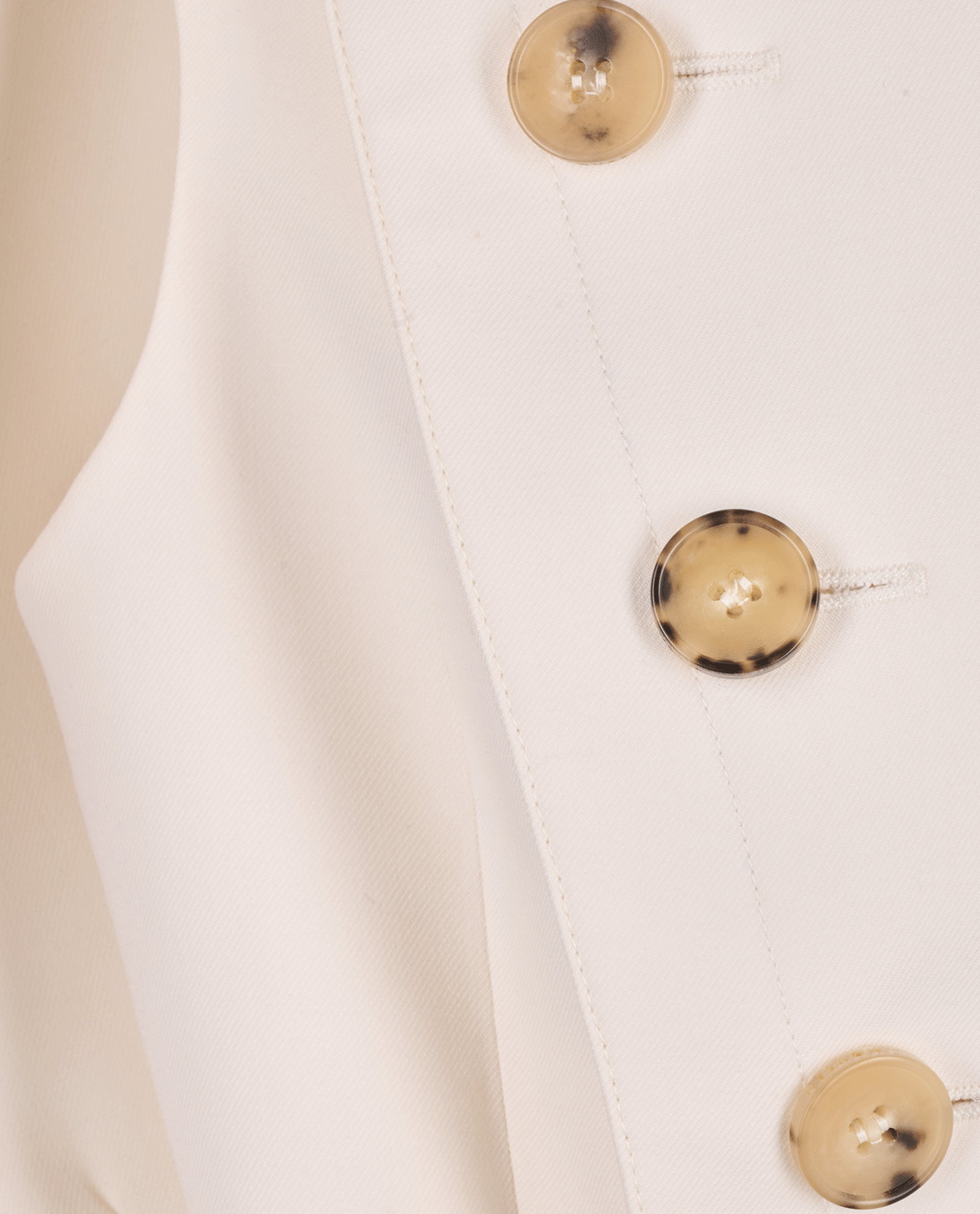 Alexander McQueen SS25 Military Dress, &pound;750, Clothing, Cream, Wool, Other view