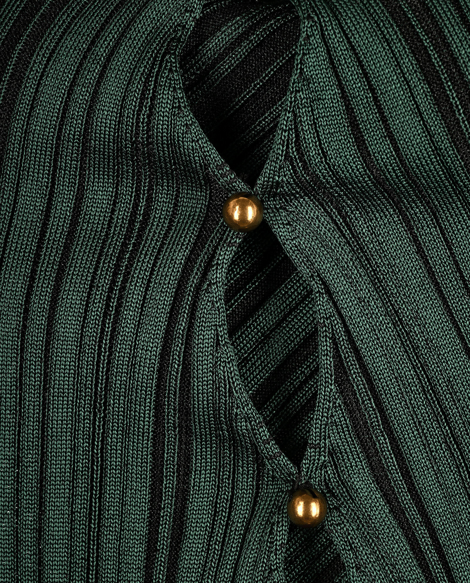 Bottega Veneta Halter-Neck Dress, &pound;295, Clothing, Green, Polyester (Polymer)/Viscose, Other view