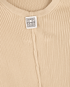 Toteme One Shoulder Ribbed Dress, &pound;150, Clothing, Beige, Viscose, Other view