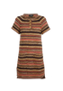Chanel Knit Short Dress, &pound;750, Clothing, Brown/Orange, Linen, Front view