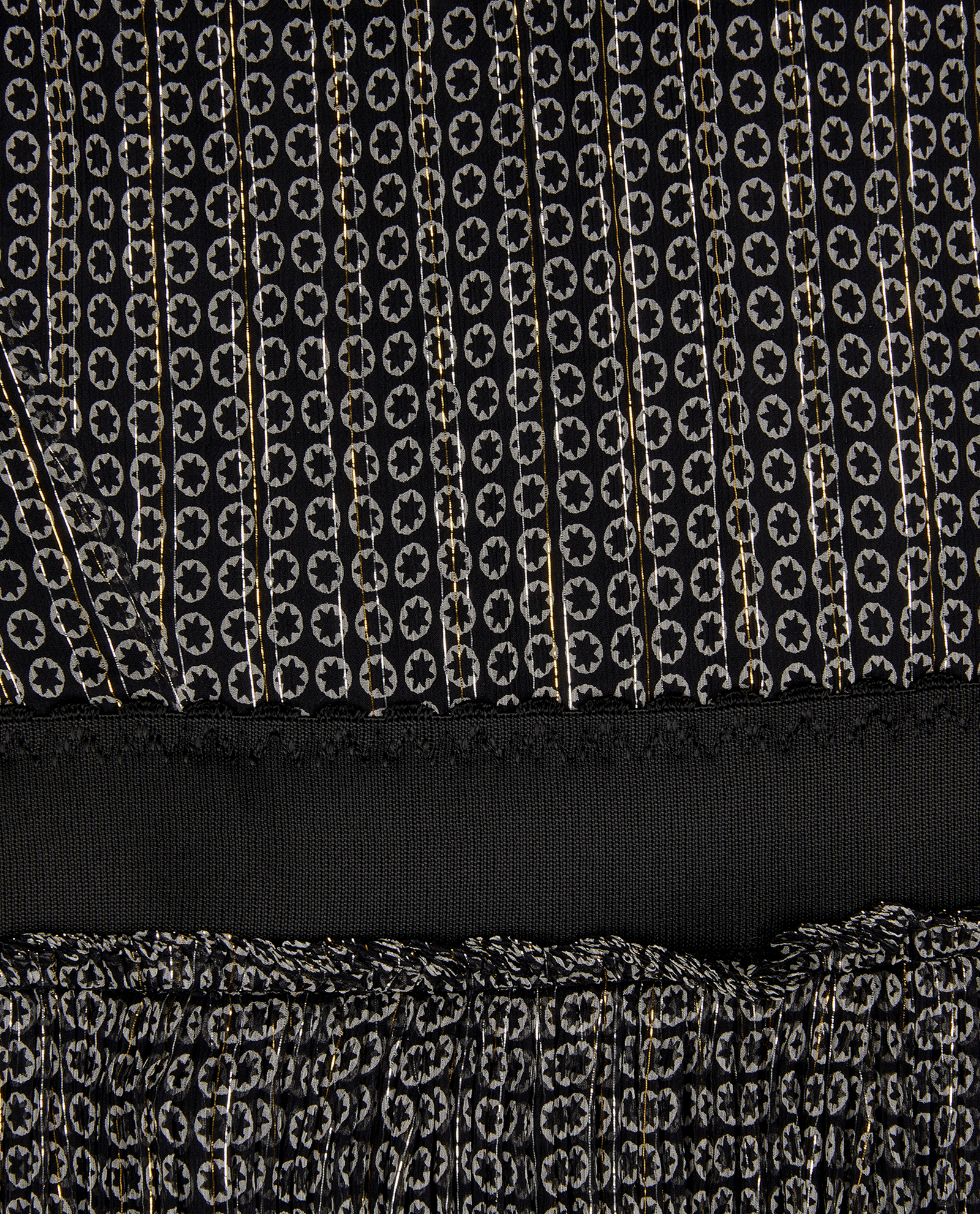 Stella McCartney Long Pleated Stars Dress, &pound;250, Clothing, Black/White, Silk, Other view