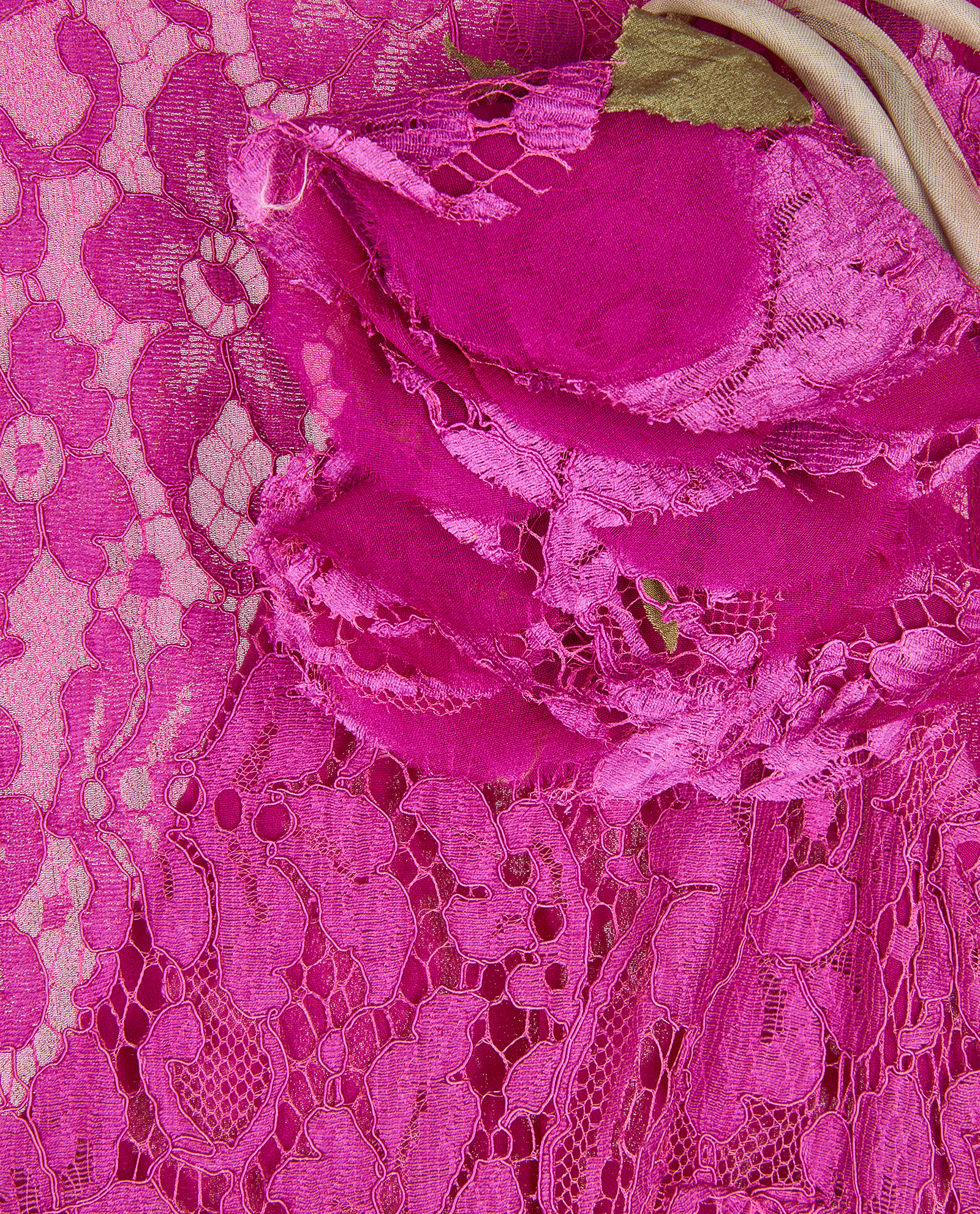 Dolce & Gabbana Lace Bow Dress, &pound;250, Clothing, Purple, Cotton, Other view