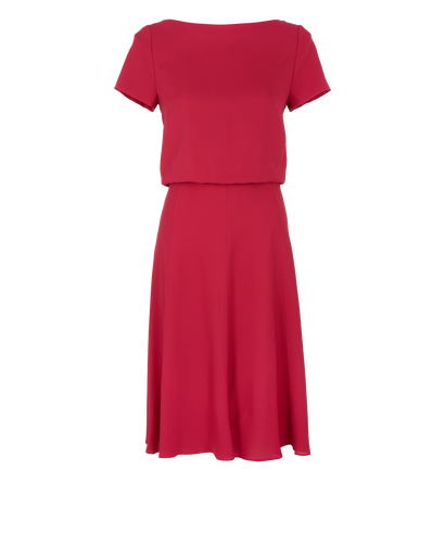 Gucci Backless Dress, &pound;250, Clothing, Red, Silk, Front view