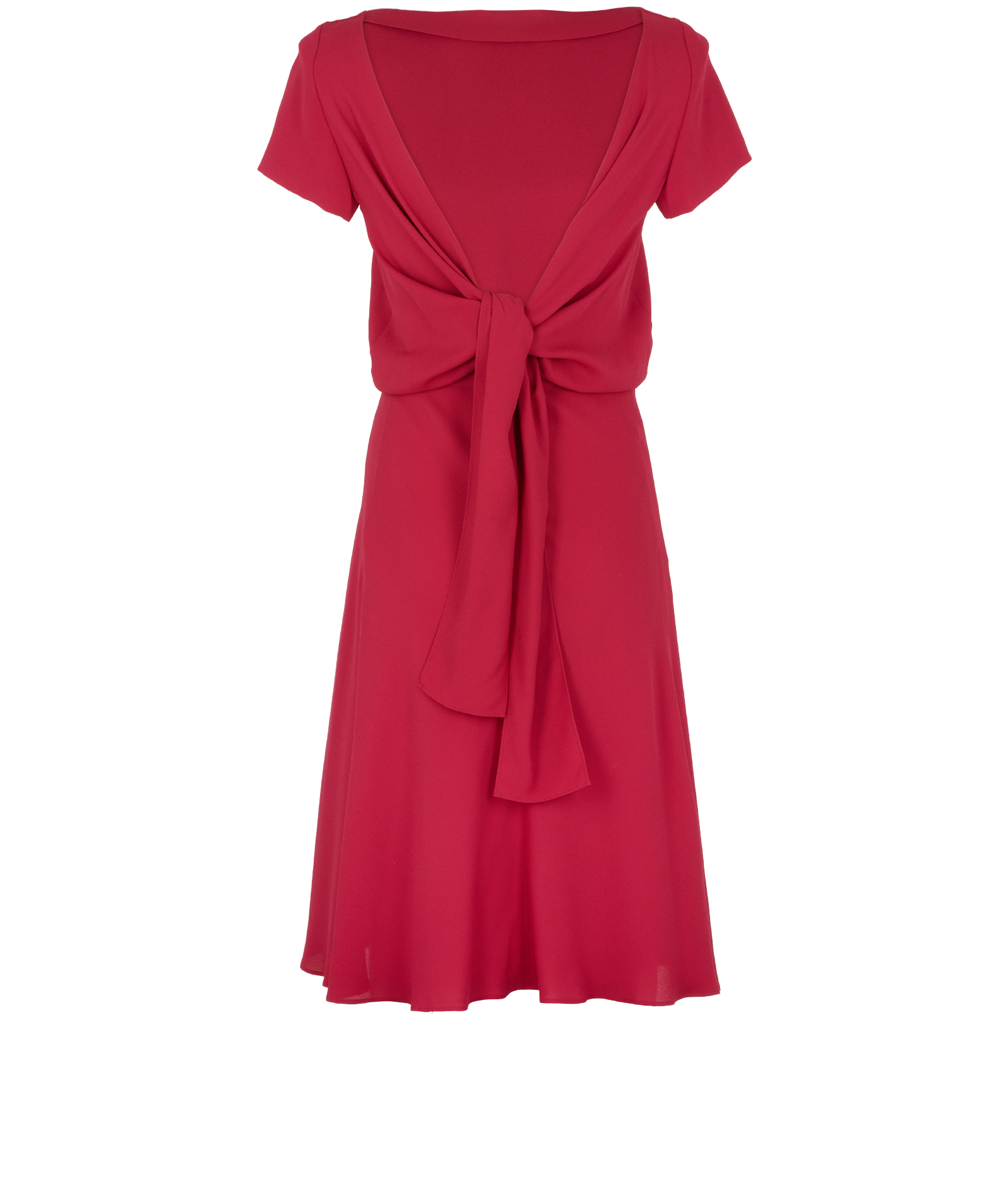 Gucci Backless Dress, &pound;250, Clothing, Red, Silk, Back view