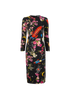 Dolce & Gabbana Flora Rocket Dress, &pound;120, Clothing, Black, Viscose, Front view