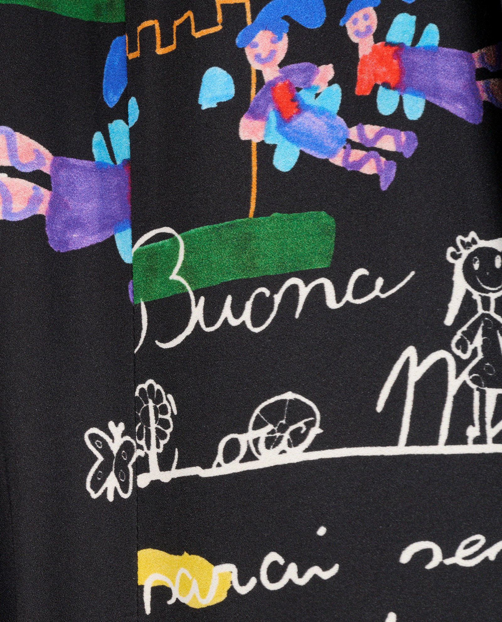 Dolce & Gabbana Children Art Dress, &pound;150, Clothing, Black, Viscose, Other view