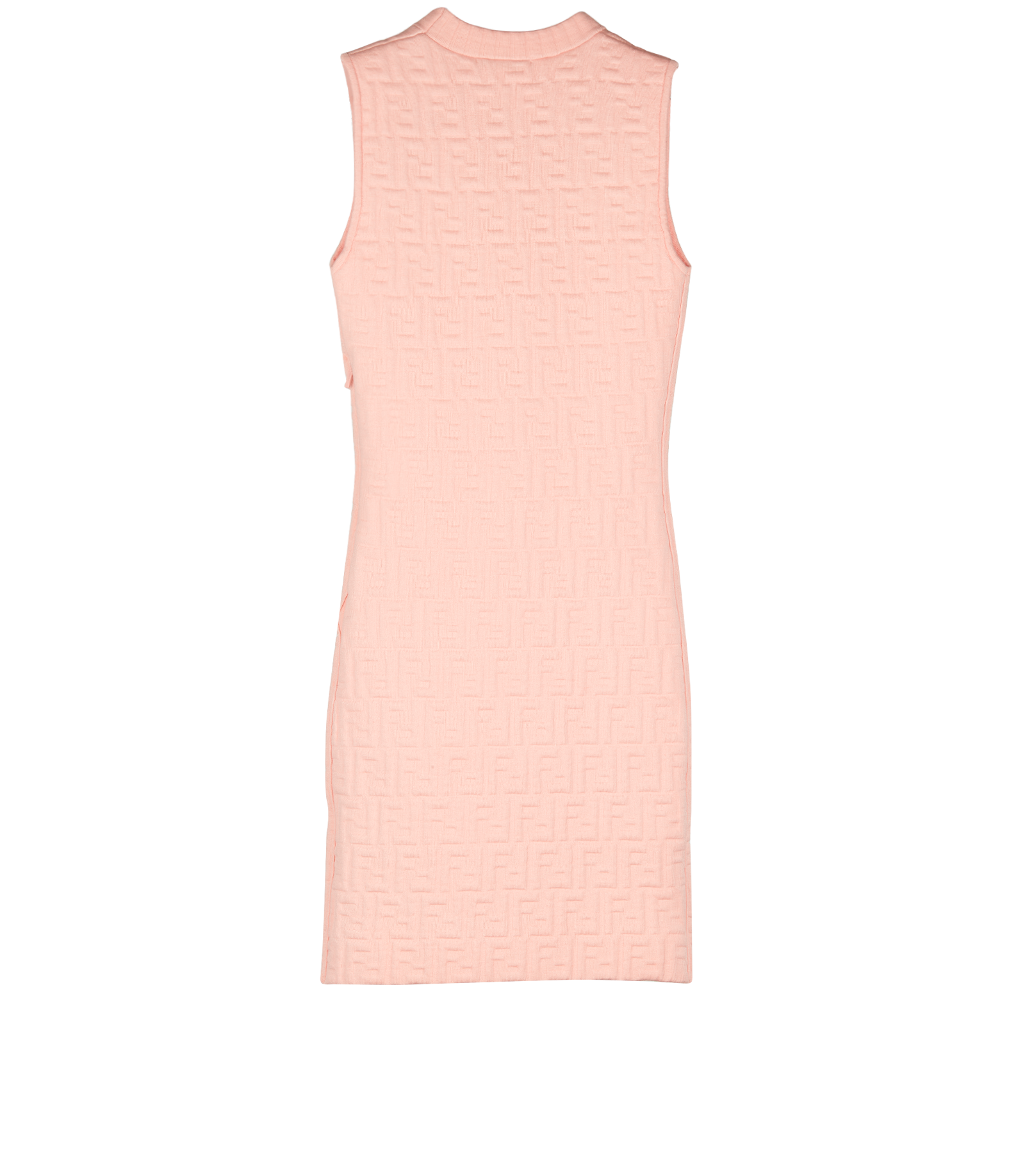 Fendi FF Embossed Dress, &pound;320, Clothing, Pink, Viscose, Back view