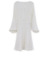 Chloe Crochet Mini Dress, &pound;220, Clothing, White, Cotton, Front view