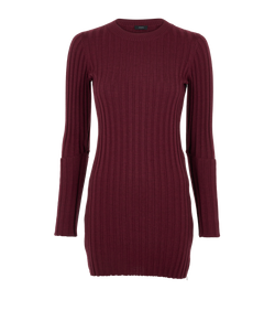 Joseph Jumper Dress, Wool, Burgundy, UK6, 3*