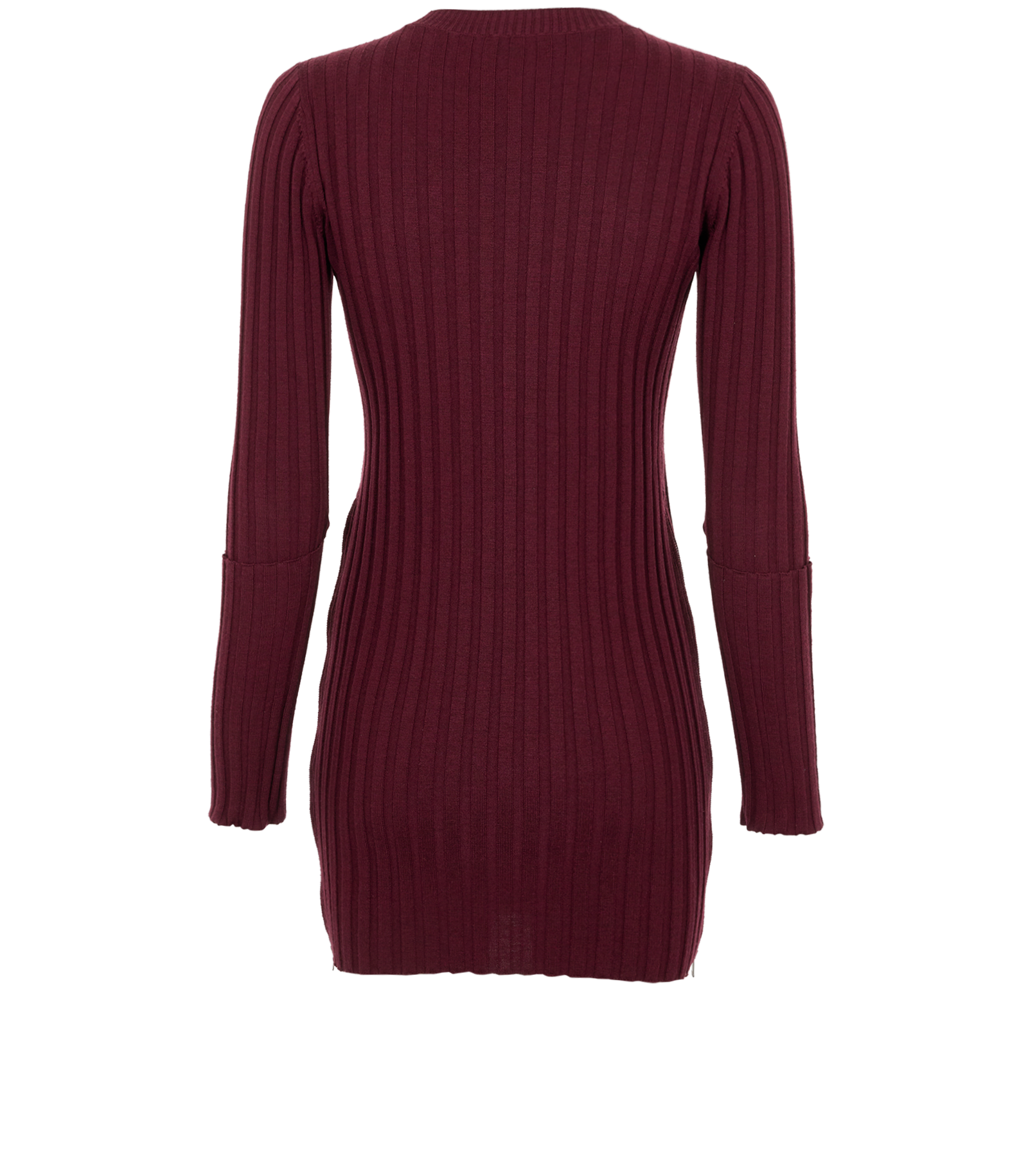 Joseph Jumper Dress, &pound;80, Clothing, Burgundy, Wool, Back view