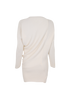 Stella McCartney Ribbed Jumper Dress, &pound;225, Clothing, Cream, Wool, Back view