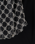 Self-Portrait Crystal Puff Sleeve Mini Dress, &pound;140, Clothing, Black, Polyester, Other view