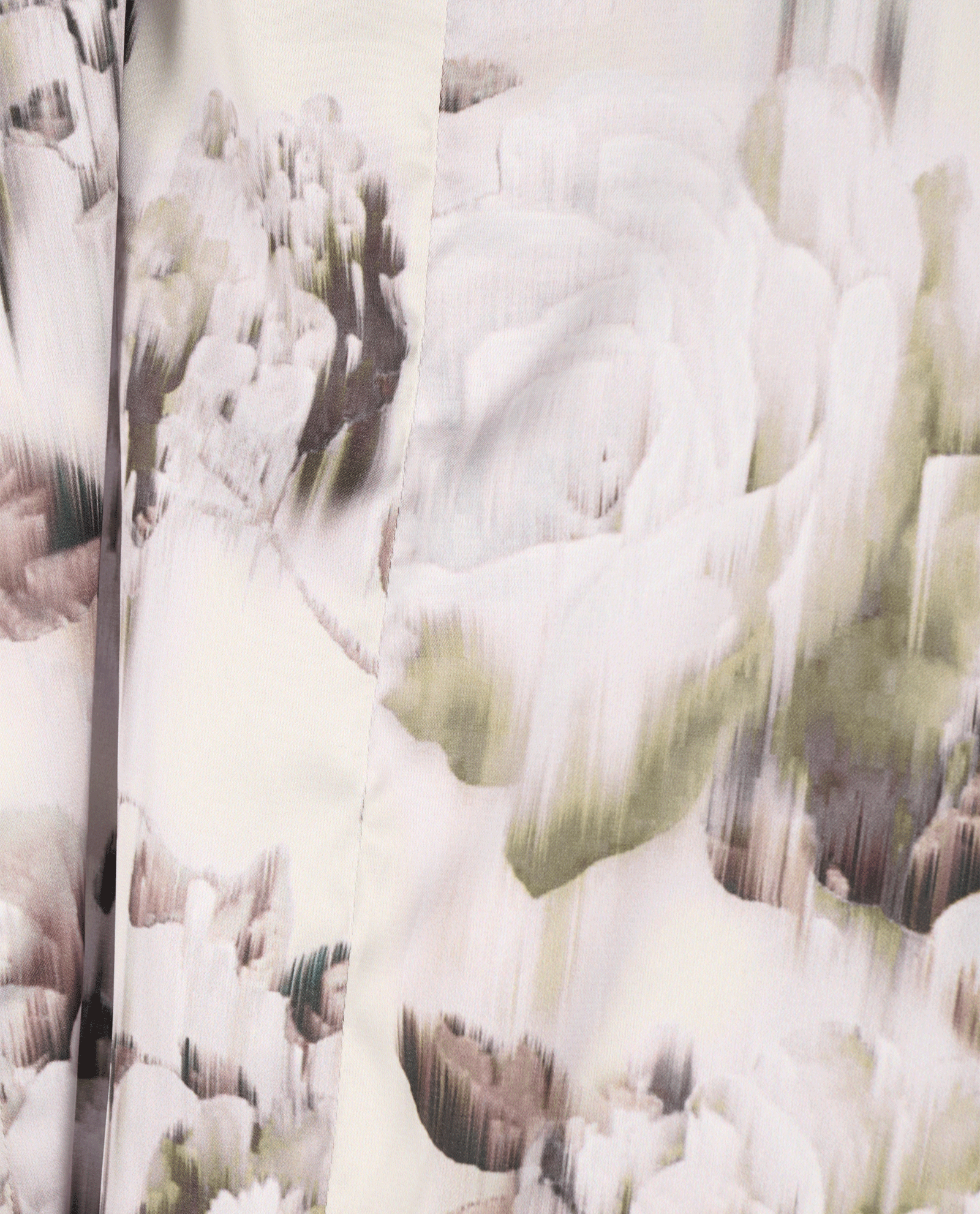 Off-White Floral Lace Dress, &pound;180, Clothing, Green/Purple/Silver, Polyester Mix, Other view