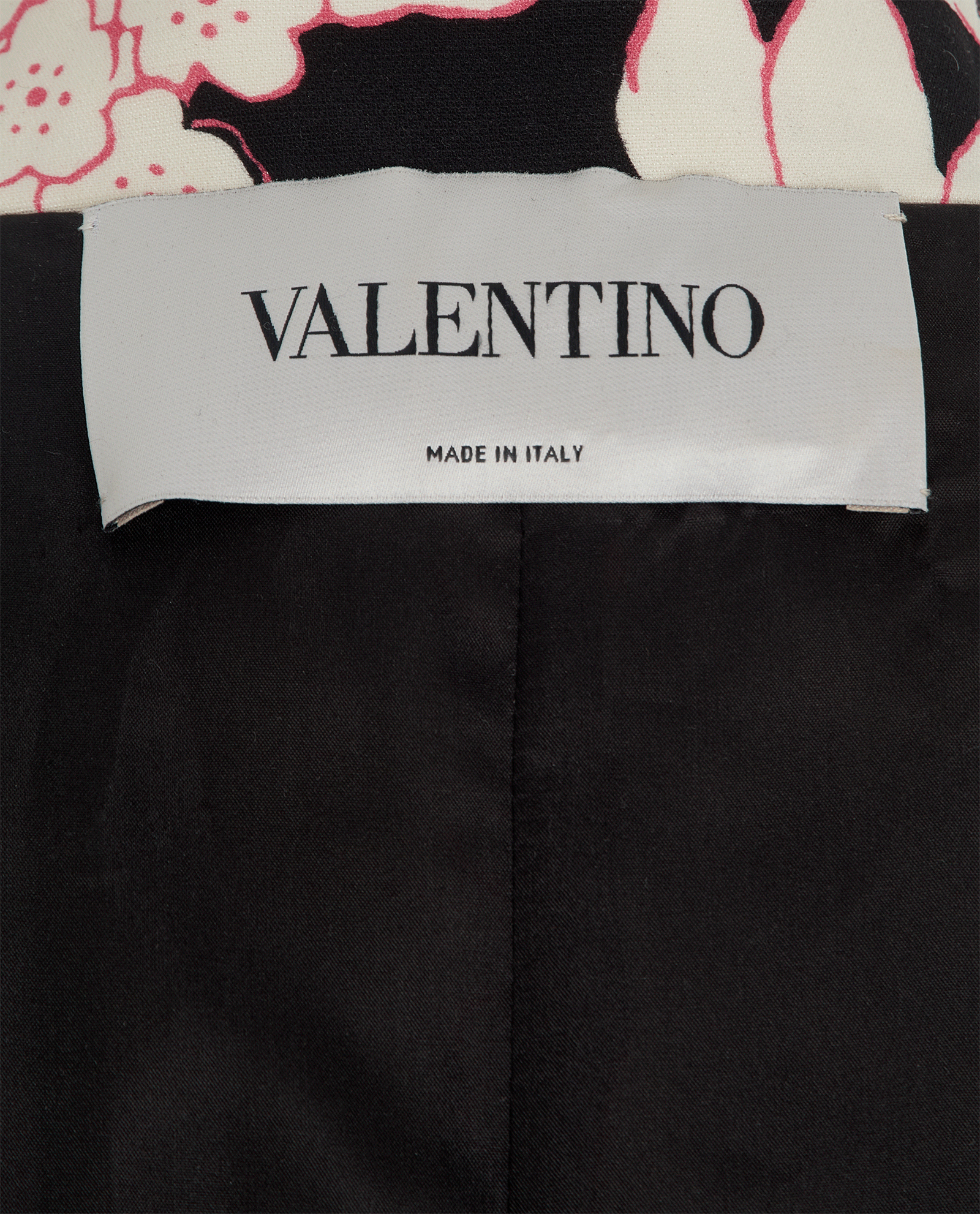 Valentino Floral Dress, &pound;250, Clothing, Black/Pink/White, Silk/Wool, Other view