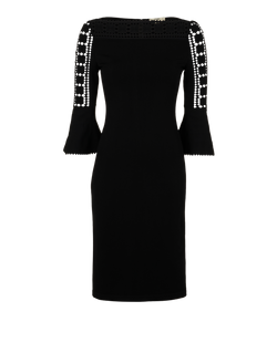 Fendi Cut-Out Dress, Viscose/Poly, Black, UK 6, 3*