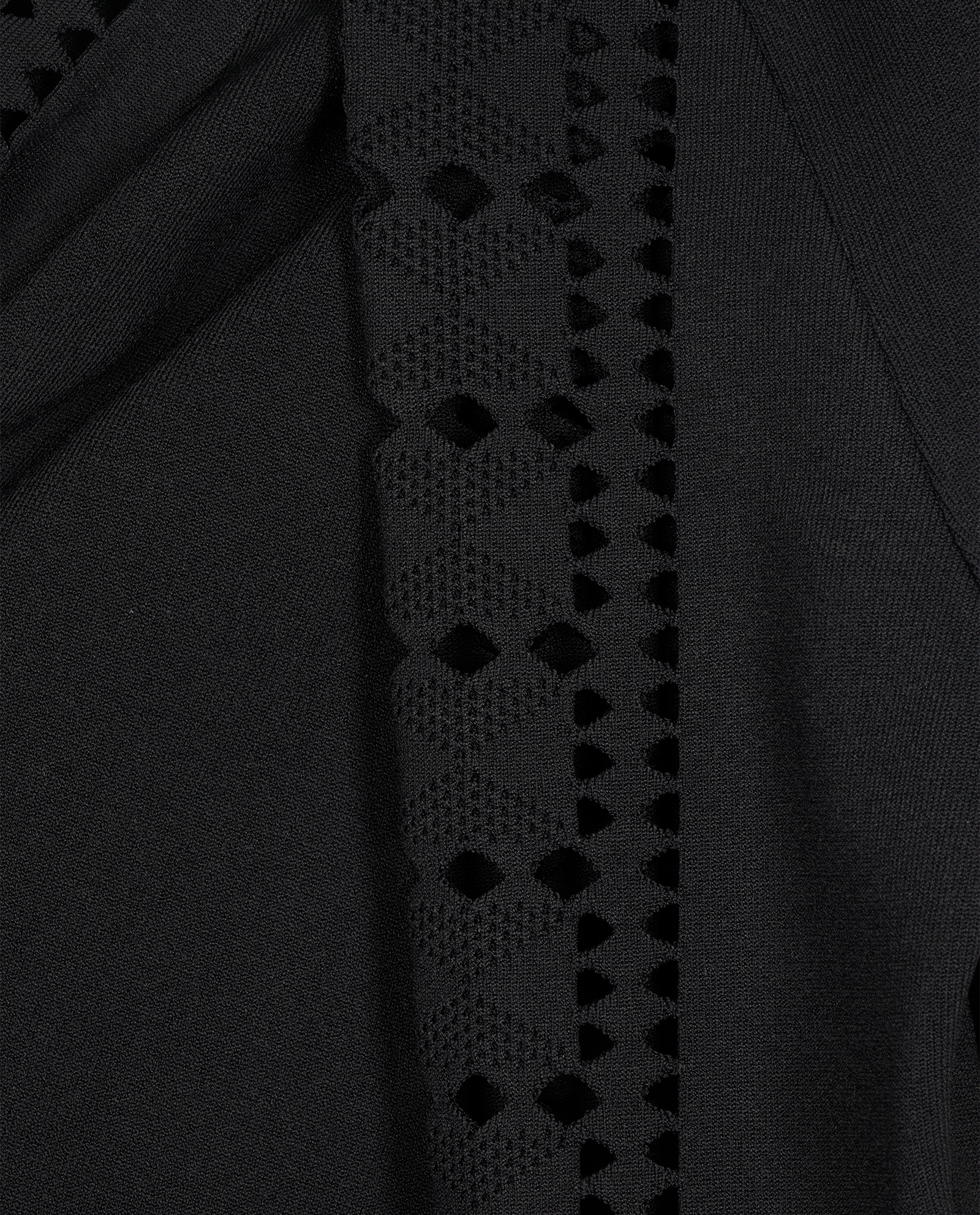 Fendi Cut-Out Dress, &pound;310, Clothing, Black, Polyester (Polymer)/Viscose, Other view