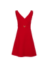 Valentino V Mini Dress, &pound;250, Clothing, Red, Wool, Front view