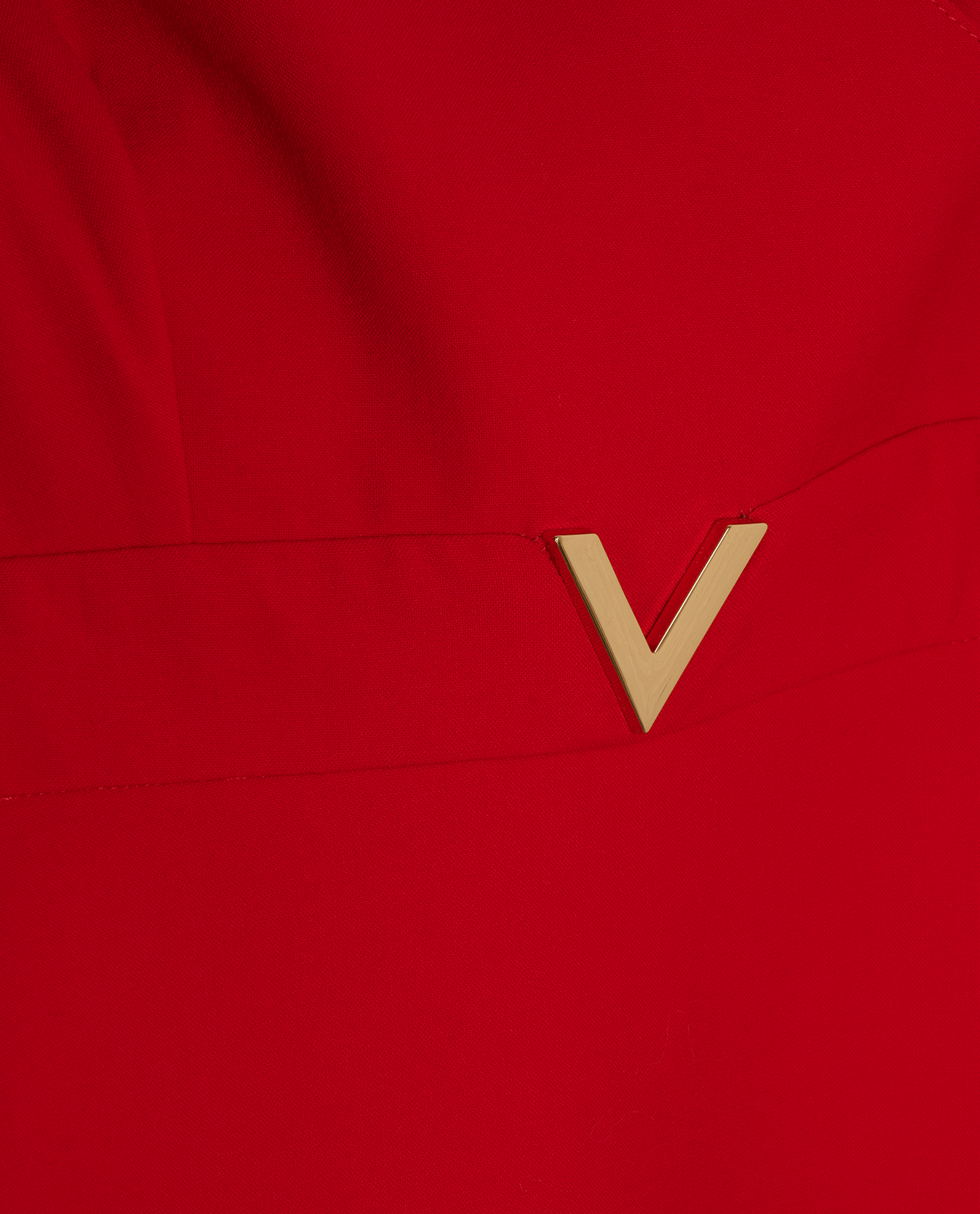 Valentino V Mini Dress, &pound;250, Clothing, Red, Wool, Other view