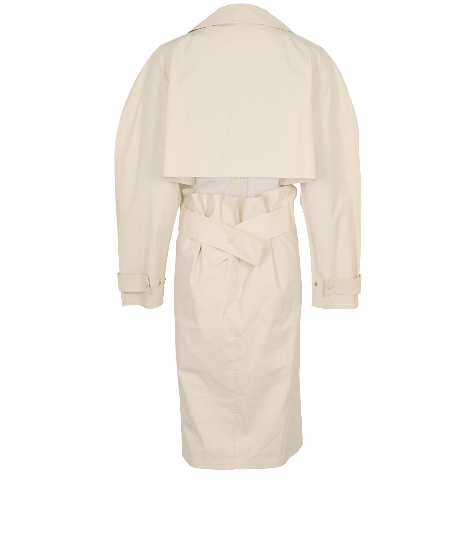 Bottega Veneta Spring 2020 Cut Out Dress, &pound;250, Clothing, Beige, Cotton, Back view