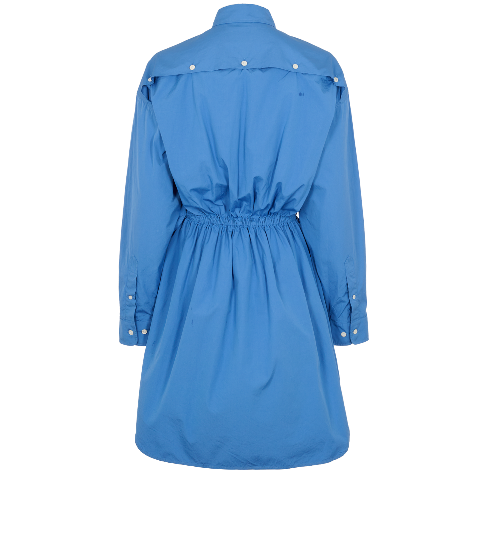 Miu Miu Poplin Dress, &pound;750, Clothing, Blue, Cotton, Back view