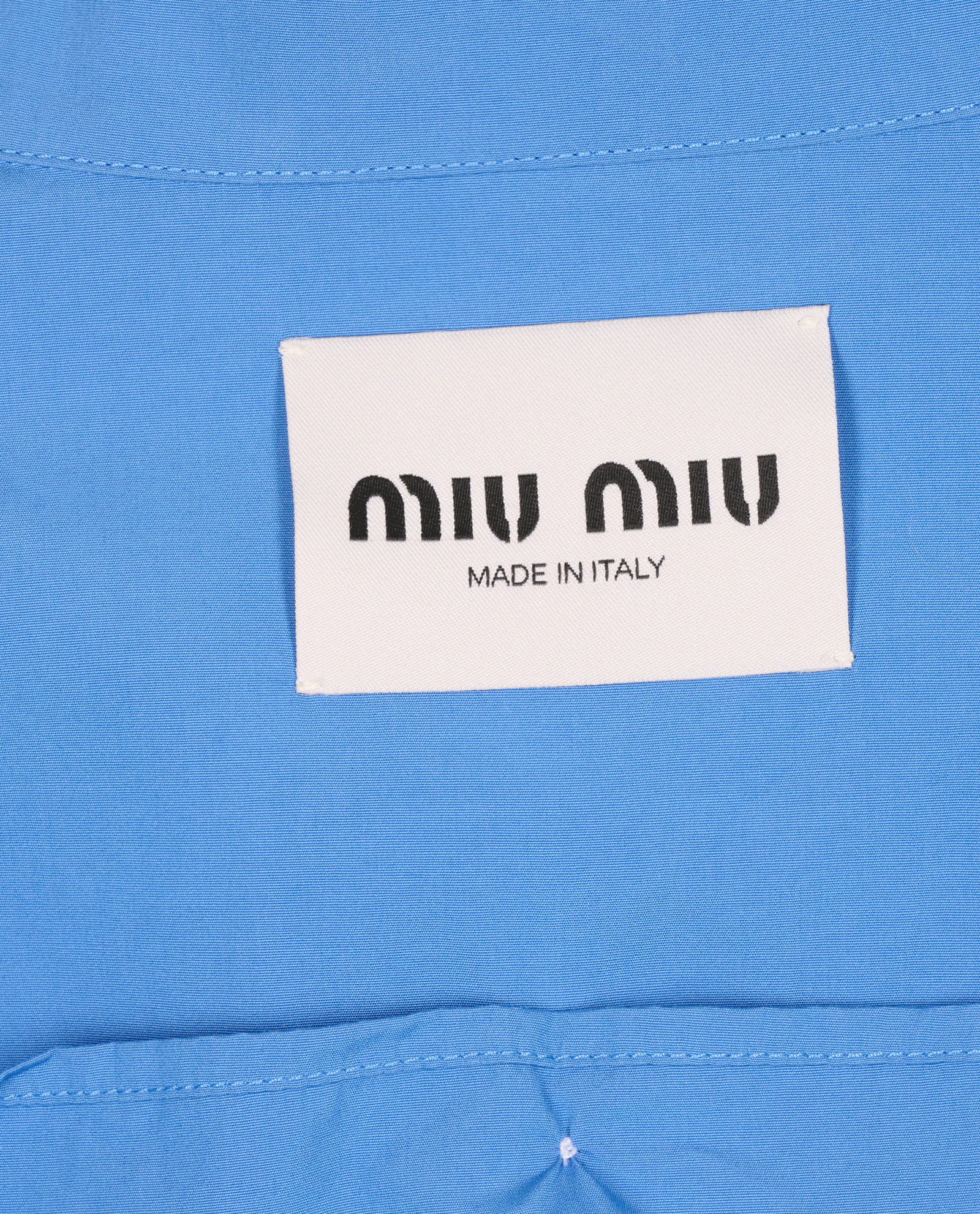 Miu Miu Poplin Dress, &pound;750, Clothing, Blue, Cotton, Other view