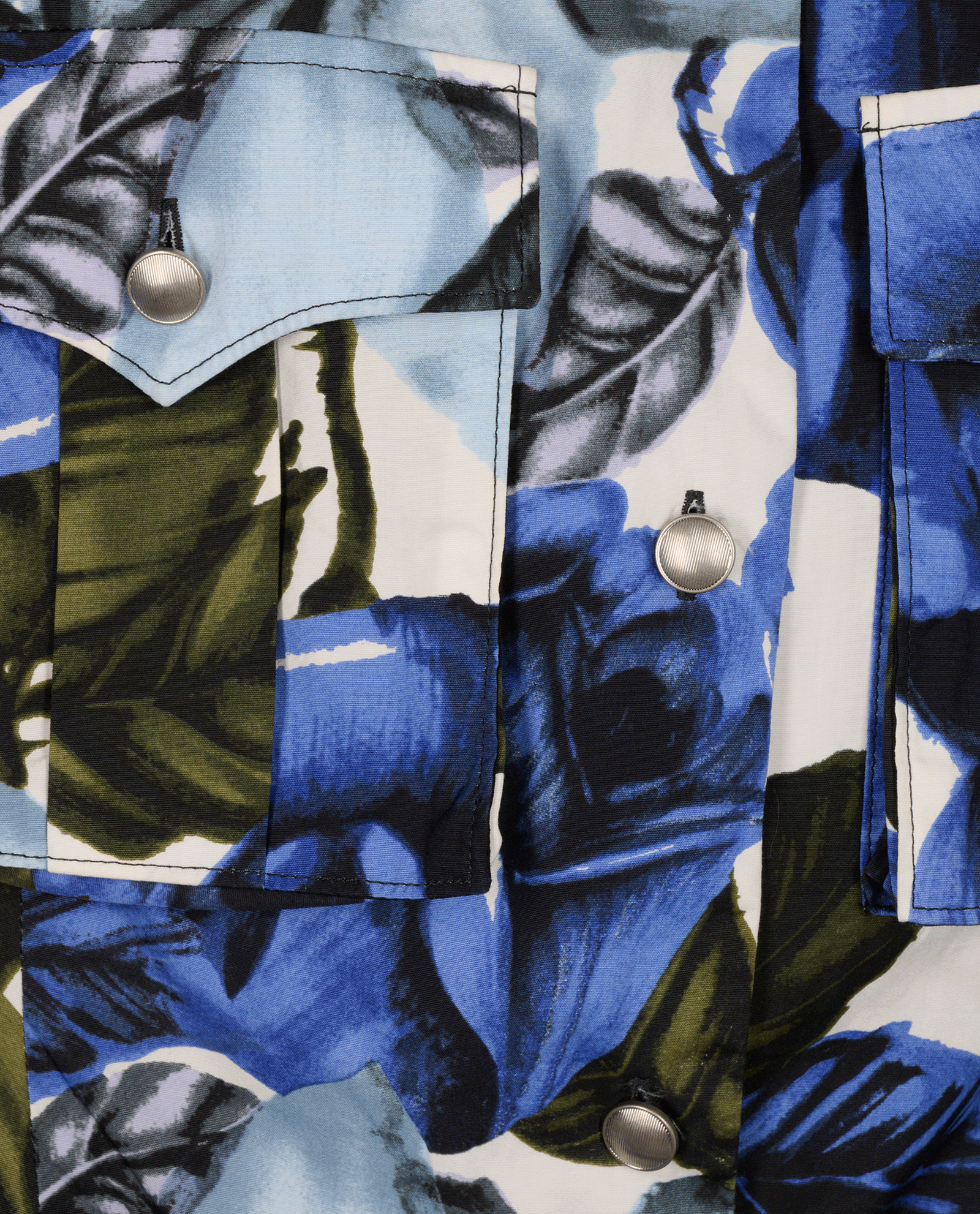 Prada Egypt Roses Dress, &pound;295, Clothing, Blue, Cotton, Other view