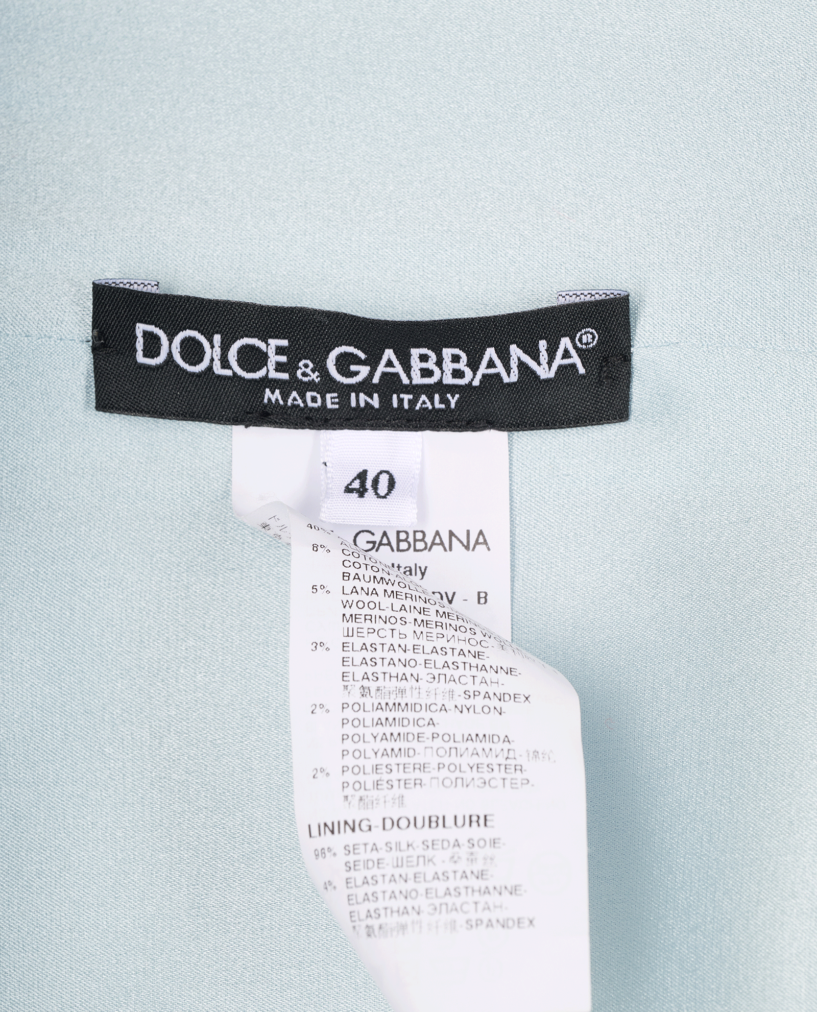 Dolce & Gabbana Lace Details Midi Dress, &pound;290, Clothing, Blue, Viscose, Other view